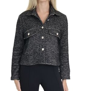 Fox Tweed Blazer w/ Shimmer Detail